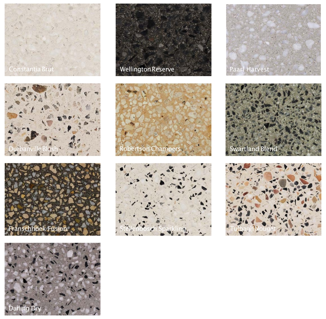 Awesome Flooring West Coast Terrazzo Swatches